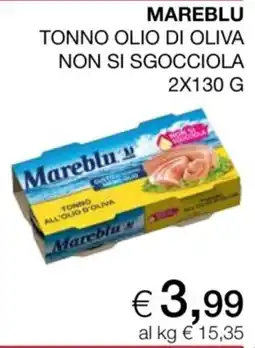In Coop Tonno all'olio d'oliva Mareblu offerta
