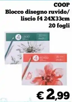 In Coop Blocco disegno ruvido/liscio f4 offerta