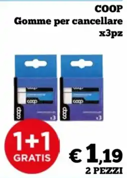 In Coop Gomme per cancellare COOP offerta