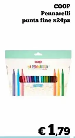 In Coop Pennarelli punta fine offerta