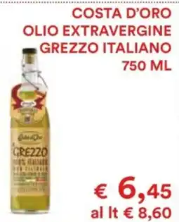 In Coop Costa d'Oro olio extravergine grezzo italiano offerta