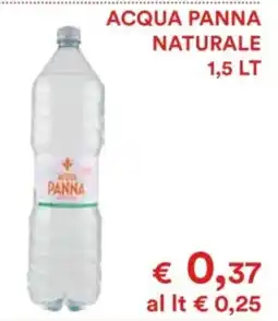 In Coop Acqua Panna Naturale offerta