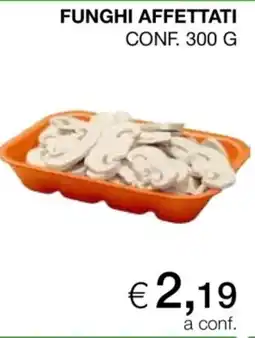 In Coop Funghi affettati offerta