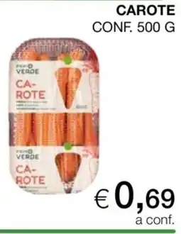 In Coop Carote Verde offerta