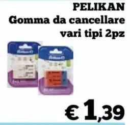 In Coop Gomma da cancellare Pelikan offerta