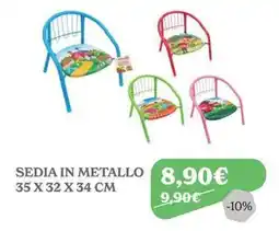 Iperbimbo Sedia in metallo offerta