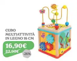 Iperbimbo Cubo multiattività in legno offerta