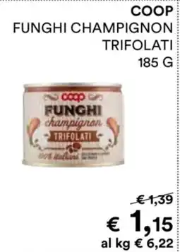 In Coop Coop funghi champignon trifolati offerta