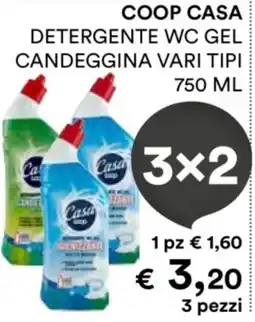 In Coop Detergente wc gel candeggina vari tipi Casa offerta