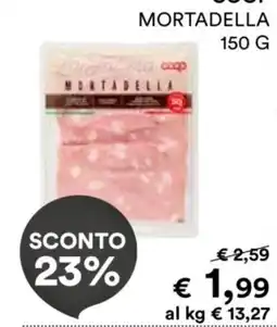 In Coop Mortadella Coop offerta
