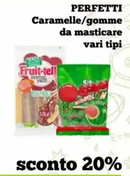 In Coop Caramelle/gomme da masticare vari tipi offerta