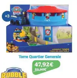 Iperbimbo Paw Patrol Torre Quartier Generale offerta