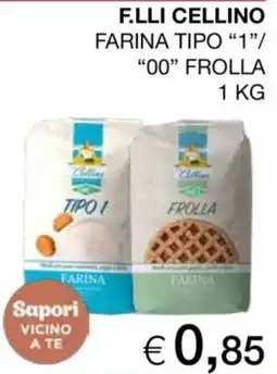 In Coop F.LLI CELLINO FARINA TIPO "1"/"00" FROLLA offerta