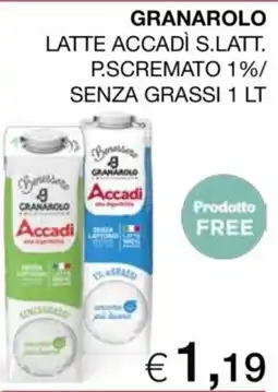 In Coop Latte Accadi s.latt. senza grassi offerta