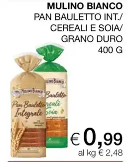 In Coop Mulino Bianco Pan Bauletto Int./Cereali e Soia/Grano Duro offerta
