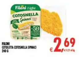 Deco Supermercati Fileni Cotoletta Cotosnella Spinaci offerta