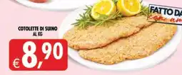 Deco Supermercati Cotolette di suino offerta