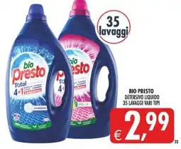 Deco Supermercati Bio Presto Detersivo Liquido offerta