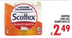 Deco Supermercati Scottex carta casa quanto basta offerta