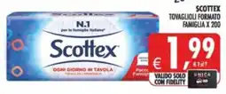 Deco Supermercati Scottex tovaglioli formato famiglia offerta