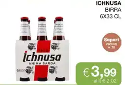In Coop Ichnusa Birra offerta