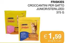 In Coop Friskies croccantini per gatto junior/sterilized offerta