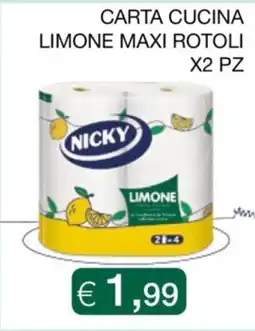 In Coop Carta cucina limone Nicky offerta