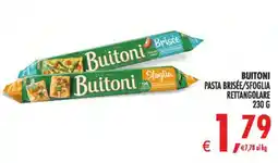 Deco Maxistore Buitoni pasta brisée/sfoglia rettangolare offerta