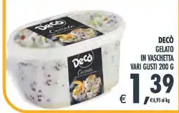 Deco Maxistore Decò gelato vari gusti offerta