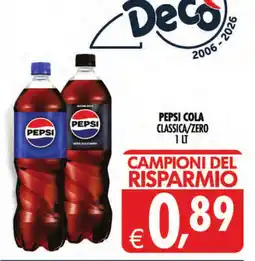Deco Maxistore Pepsi Cola Classica/Zero offerta