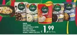Deco Maxistore Gallo Bontà Pronte Riso Nero Cotto al Vapore-Verdure e Pollo/Cous Cous e Verdure/Basmati offerta