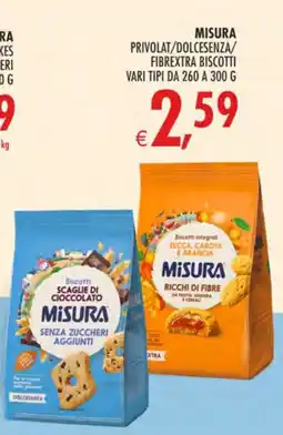 Deco Maxistore Biscotti scaglie di cioccolato Misura senza zuccheri aggiunti offerta