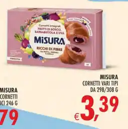 Deco Maxistore Cornetti integrali frutti di bosco barbabietola e uva Misura offerta