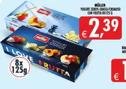 Deco Maxistore Müller Yogurt cremoso con frutta offerta