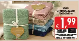 Deco Maxistore Venus set spugna bagno offerta