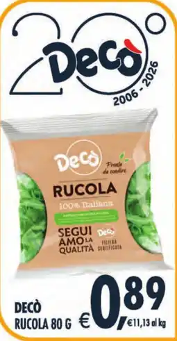 Deco Maxistore Decò Rucola offerta