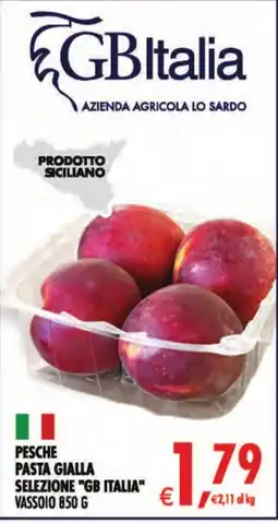 Deco Maxistore Pesche pasta gialla selezione GB Italia offerta