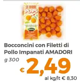 Tocal Bocconcini con Filetti di Pollo Impanati AMADORI offerta