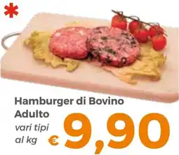 Tocal Hamburger di Bovino Adulto offerta