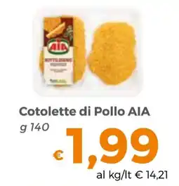 Tocal Cotolette di Pollo AIA offerta