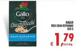 Deco Maxistore Gallo Riso Gran Risparmio offerta