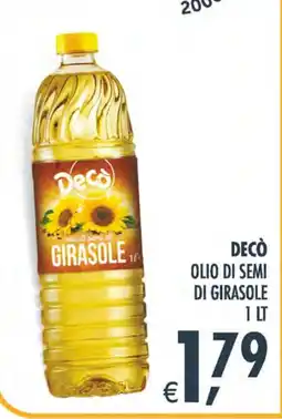 Deco Maxistore Decò olio di semi di girasole offerta