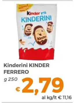 Tocal Kinderini KINDER FERRERO offerta