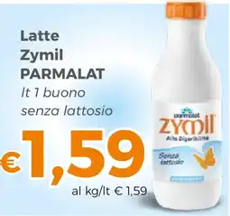 Tocal Latte Zymil Parmalat senza lattosio offerta