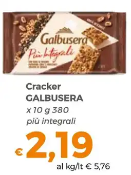 Tocal Cracker Galbusera più integrali offerta