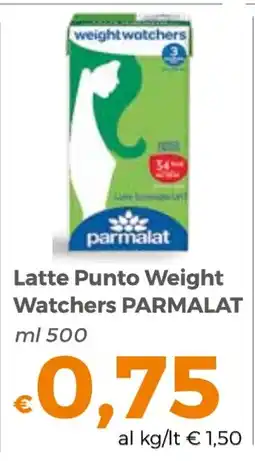 Tocal Latte Punto Weight Watchers Parmalat offerta