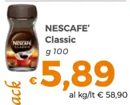 Tocal Nescafe Classic offerta