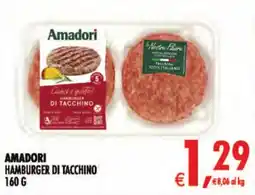 Deco Maxistore Amadori hamburger di tacchino offerta