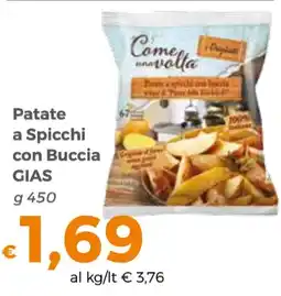 Tocal Patate a Spicchi con Buccia GIAS offerta