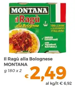 Tocal Il Ragù alla Bolognese Montana offerta